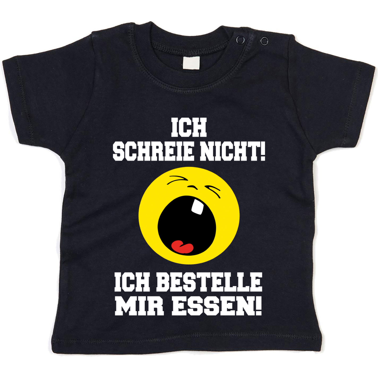 Kinder - Babyshirt Modell: Ich schreie nicht