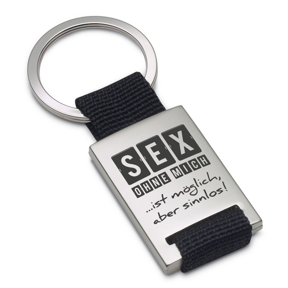 Lieblingsmensch Schlüsselanhänger Modell Sex Ohne Mich 8850