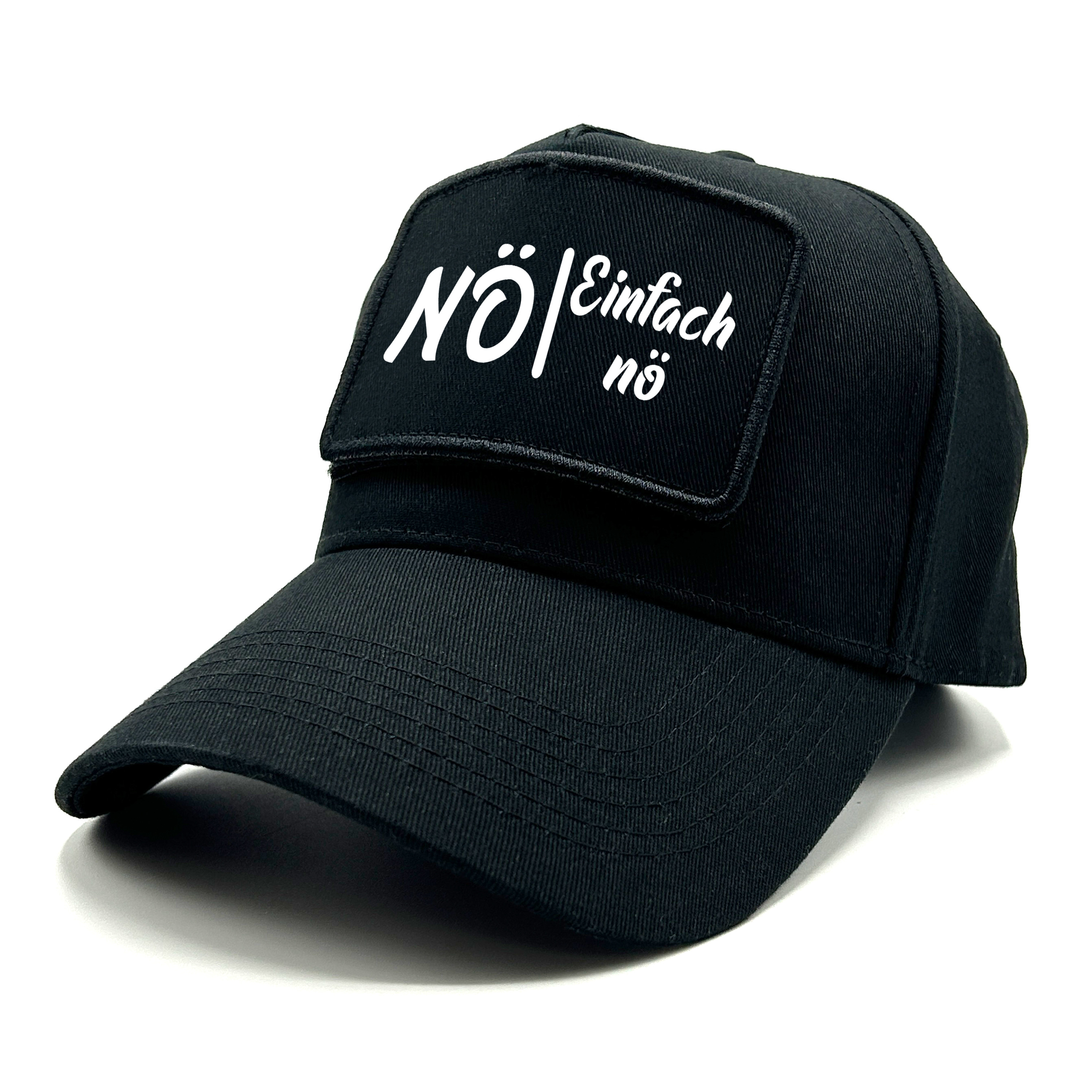 Baseball Cap mit Spruch auf Patch | Nö - Einfach nö | Farbwahl | Unisex Baseball Mütze | hochwertiger Druck | OneSize durch verstellbaren Klipp-Verschluss |