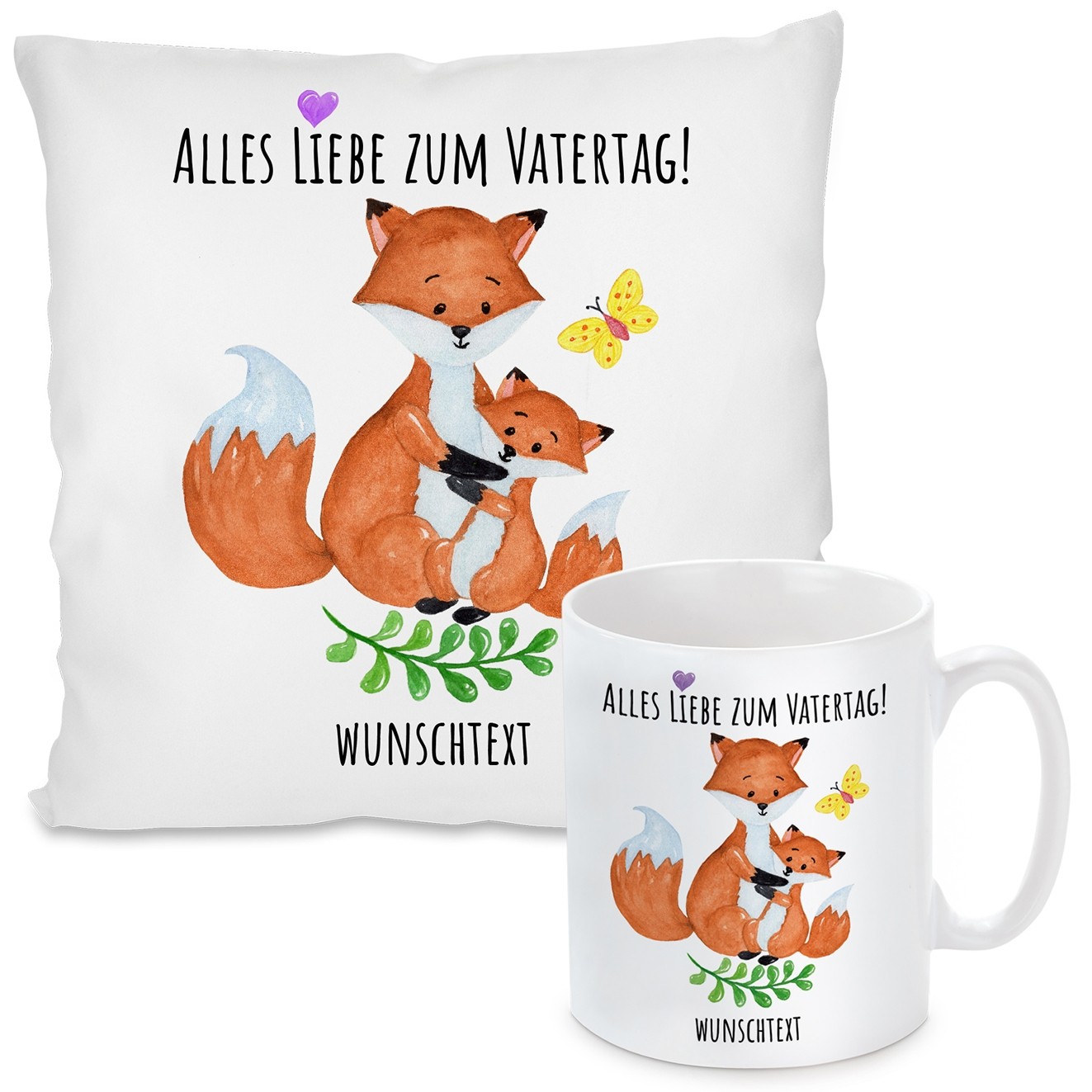 Kissen oder Tasse: Alles Liebe zum Vatertag! (personalisierbar)