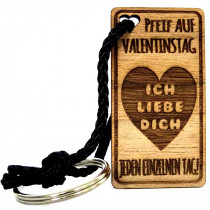 Pfeif auf Valentinstag - Schlüsselanhänger