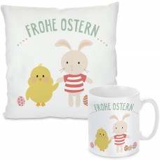 Kissen oder Tasse: Frohe Ostern