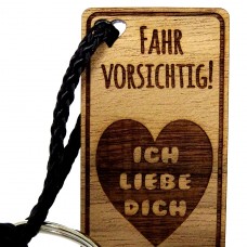 Schlüsselanhänger zu Valentin Fahr vorsicht Ich liebe Dich