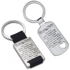 Metall Schlüsselanhänger - Für meine Ehefrau / Für meinen Ehemann