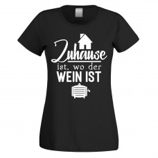 Funshirt oder Tanktop: Zuhause ist, wo der Wein ist!