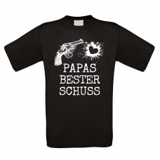 Funshirt weiß oder schwarz, als Tanktop oder Shirt - PAPAS BESTER SCHUSS.