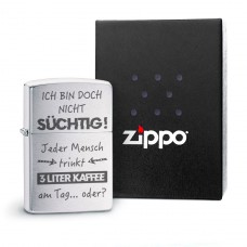 Original Zippo Benzinfeuerzeug: Ich bin doch nicht süchtig!