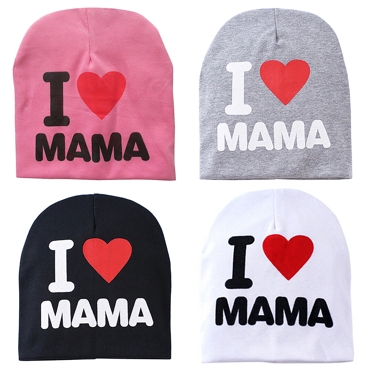 Baby / Kindermütze - I love Mama – Farbauswahl