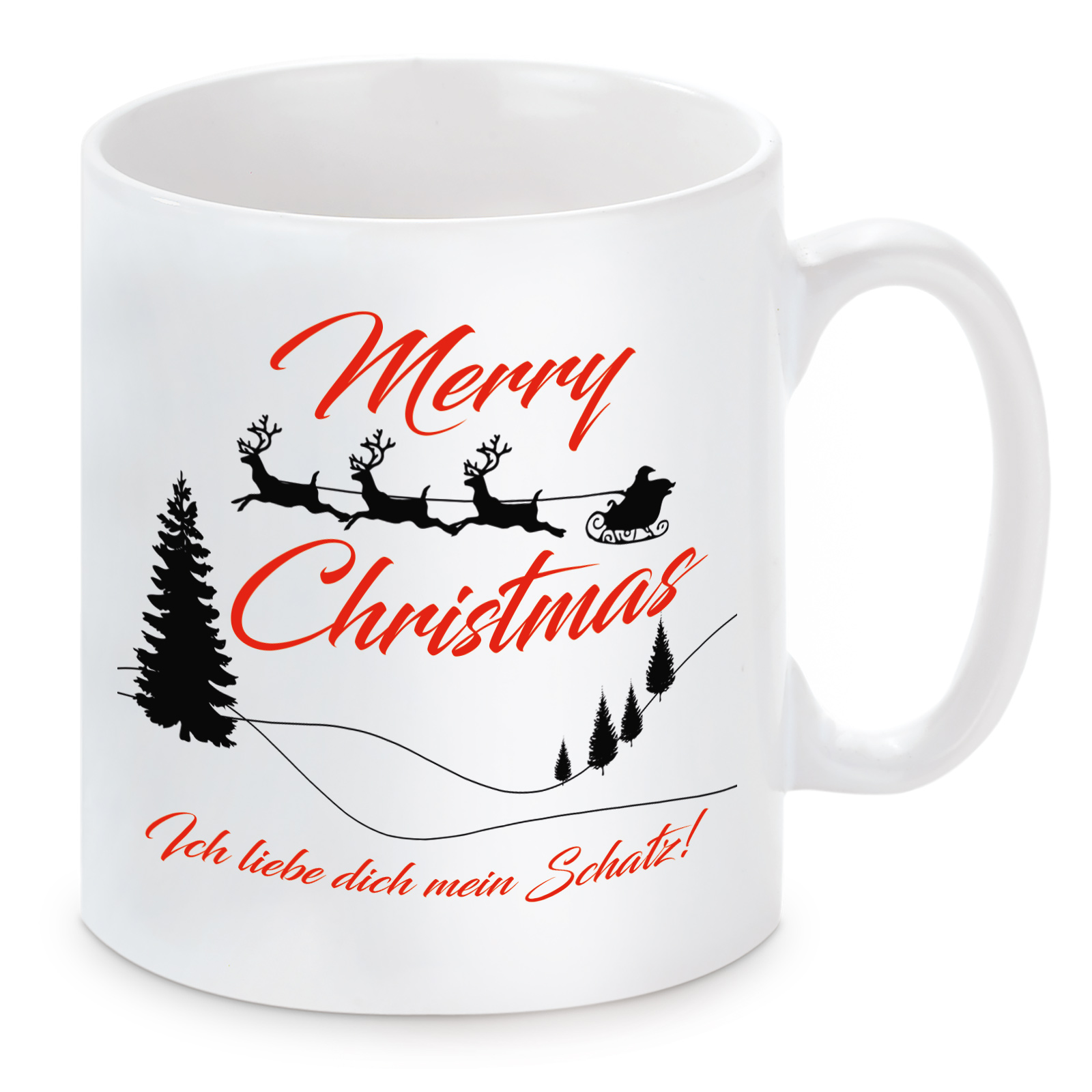 Tasse Modell: Merry Christmas personalisierbar